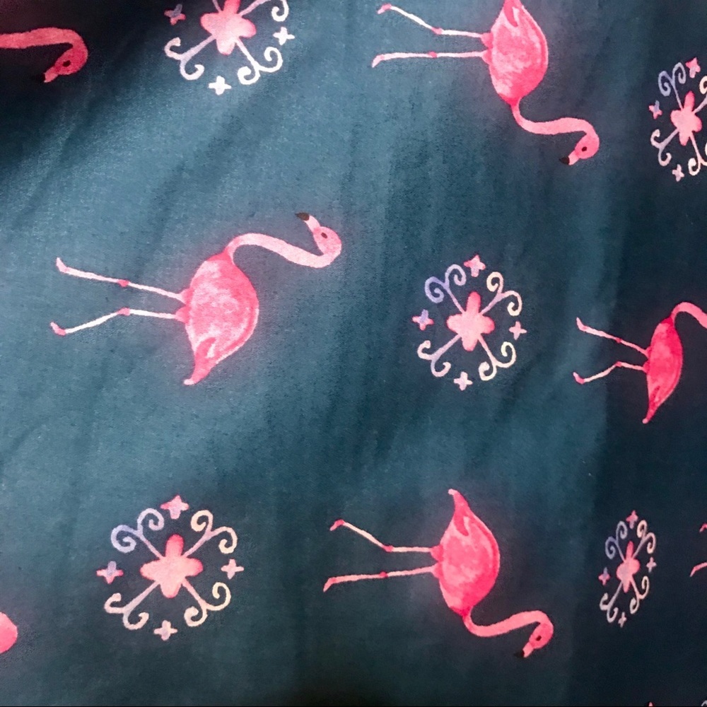 NWT Miss Lulo Flamingo Halter Dress - Picture 6 of 8